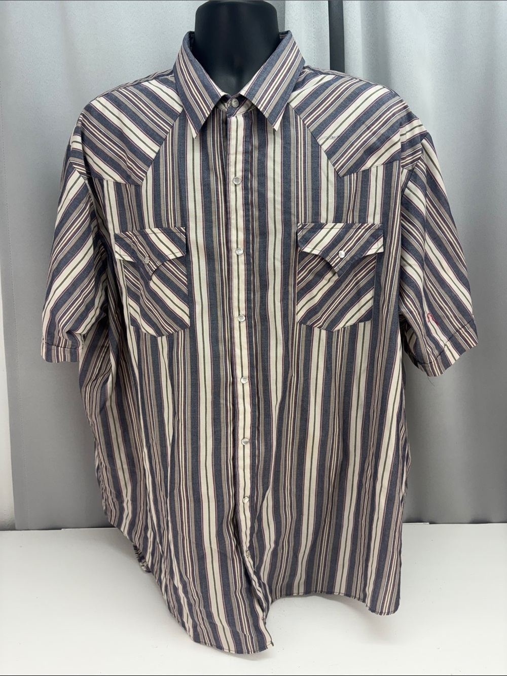 Ely Plains Western‎ Wear Pearl Snap Mens 2X